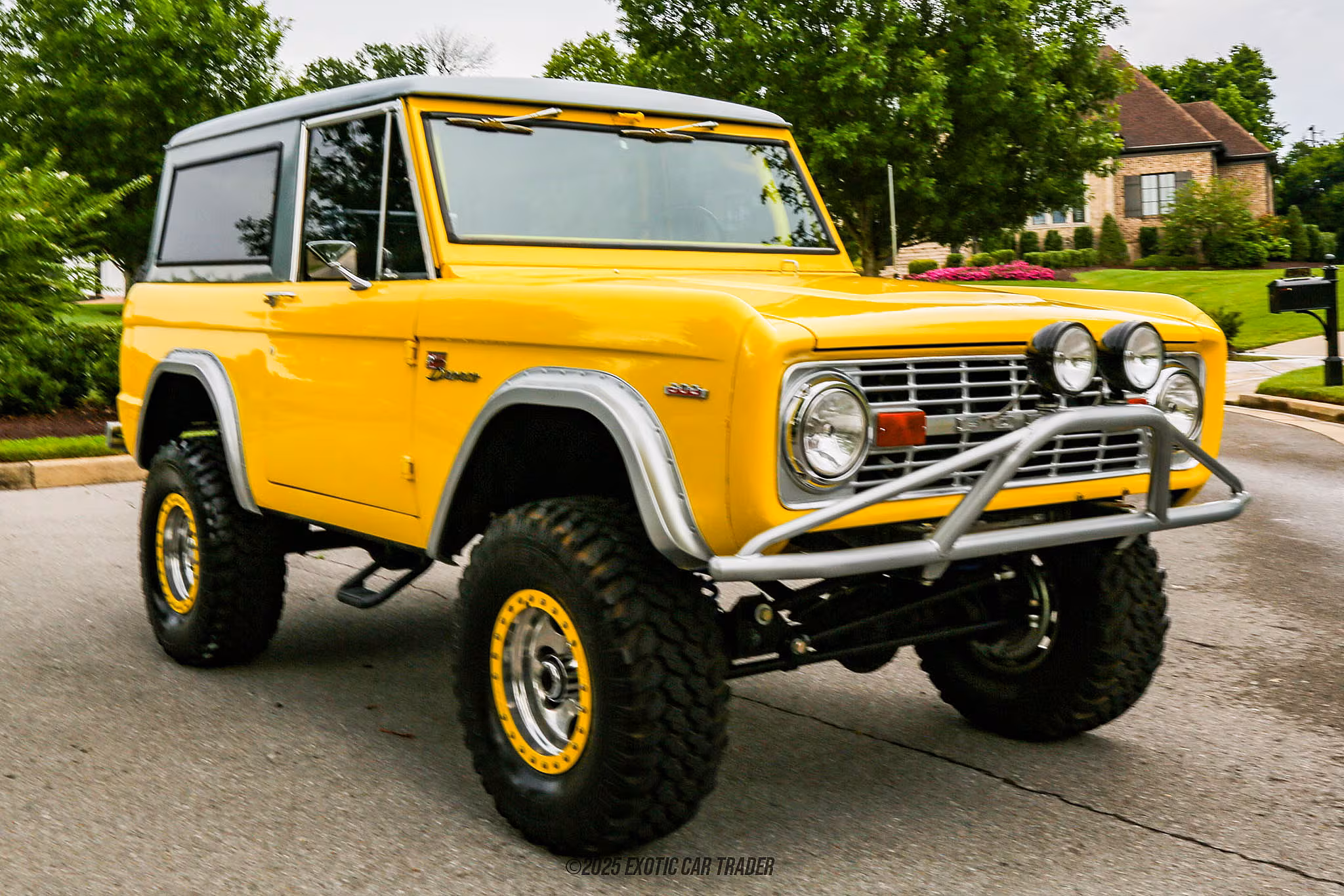 1969 Ford Bronco - Front View - Before